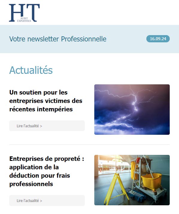 Votre newsletter